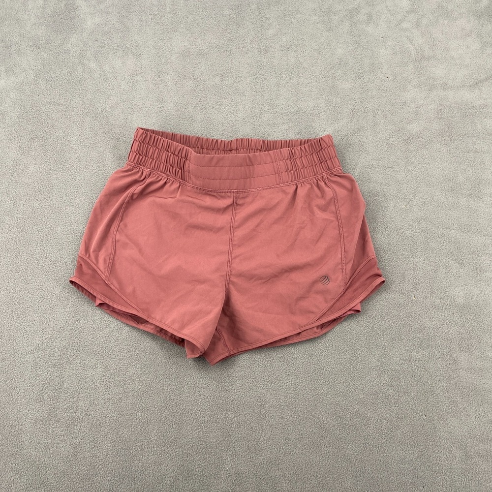 MPG Hotty Hot Low-Rise‎ Lined Shorts Womens Small Pink Lightweight Sweat-Wicking